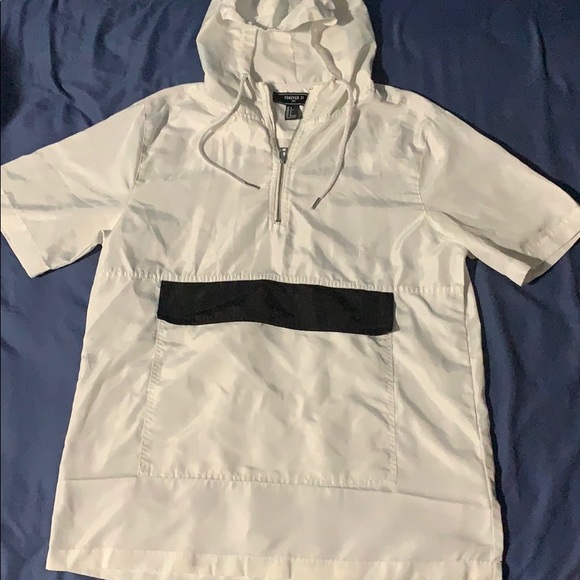 FOREVER 21 MEN Short Sleeve Hoodie. - Picture 1 of 6